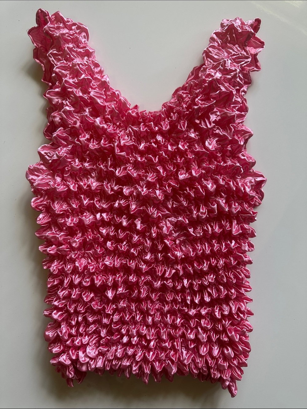 Women's Pink Puff-Stretch Tank Top